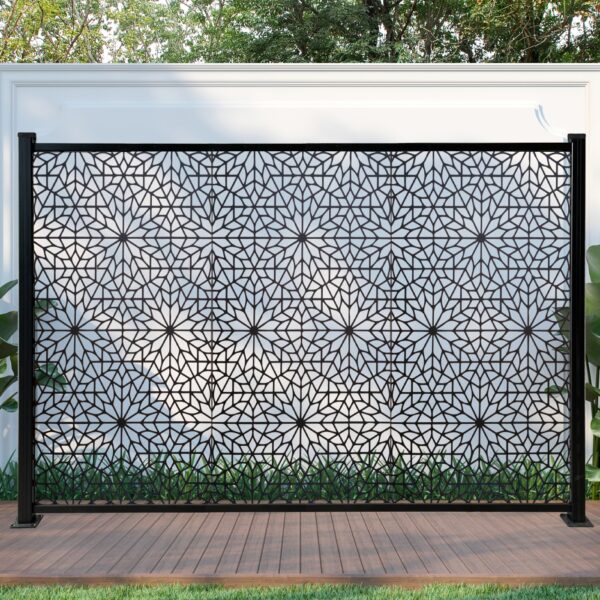 Decorative Garden Screens with Posts