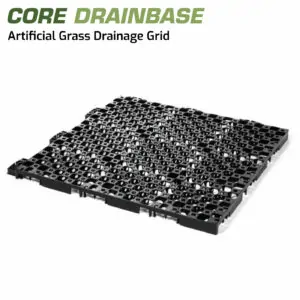 Artificial Grass Drainage Grid | Black | 580 x 580 x 30mm (0.34m2) | CORE DRAINBASE