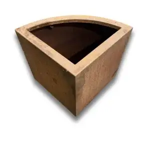 Chelsea - Corten Steel Wedge Shape Planter - Multiple Sizes